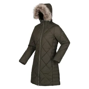 Regatta Women's Fritha II Insulated Parka Jacket Dark Khaki