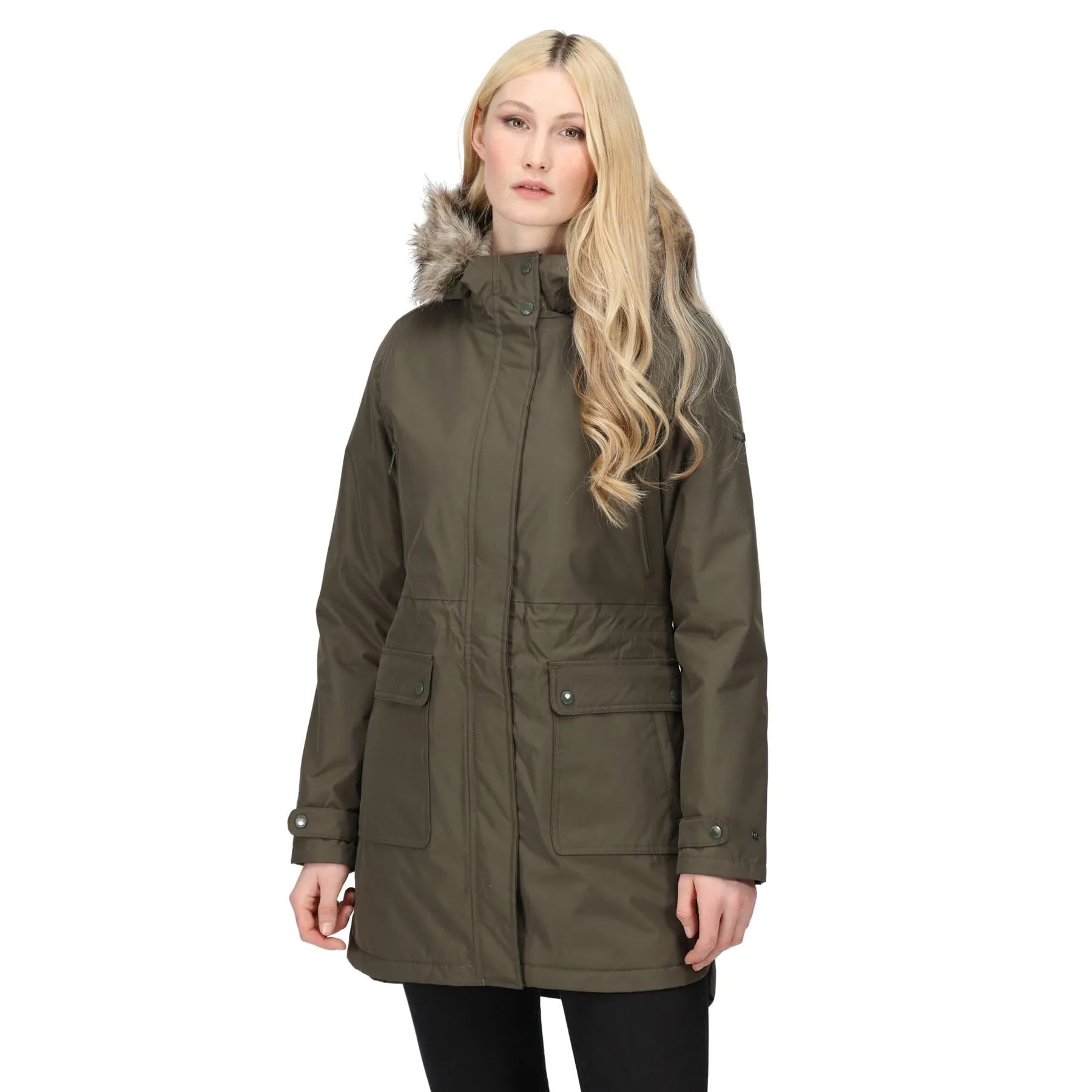 Regatta Womens Sabinka Fur Trim Waterproof Insulated Parka Coat