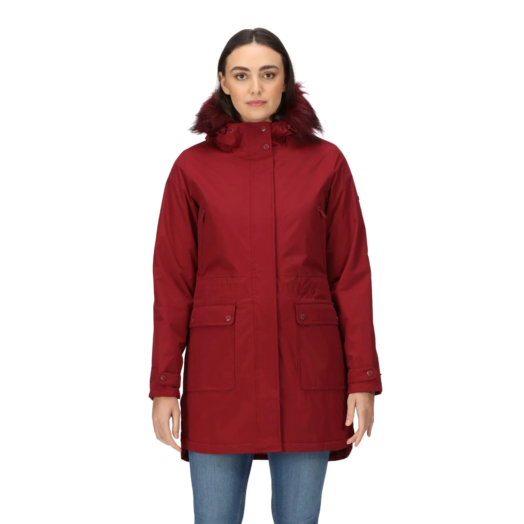 Regatta Womens Sabinka Fur Trim Waterproof Insulated Parka Coat