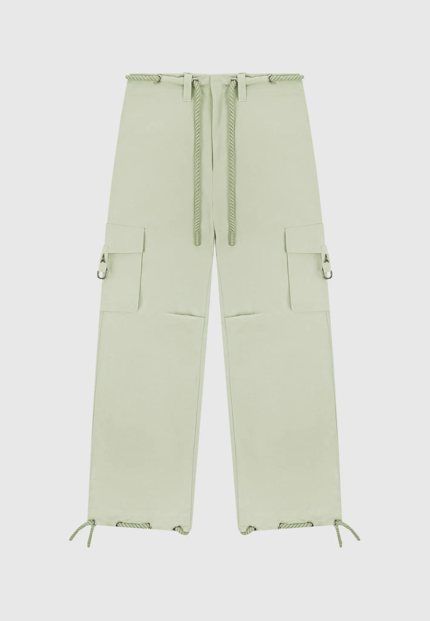 Ripstop Parachute Cargo Pants - Sage