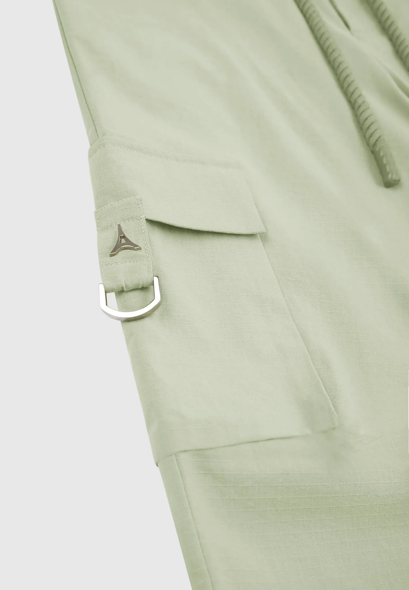 Ripstop Parachute Cargo Pants - Sage