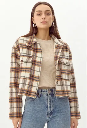 Roula Plaid Short Shacket