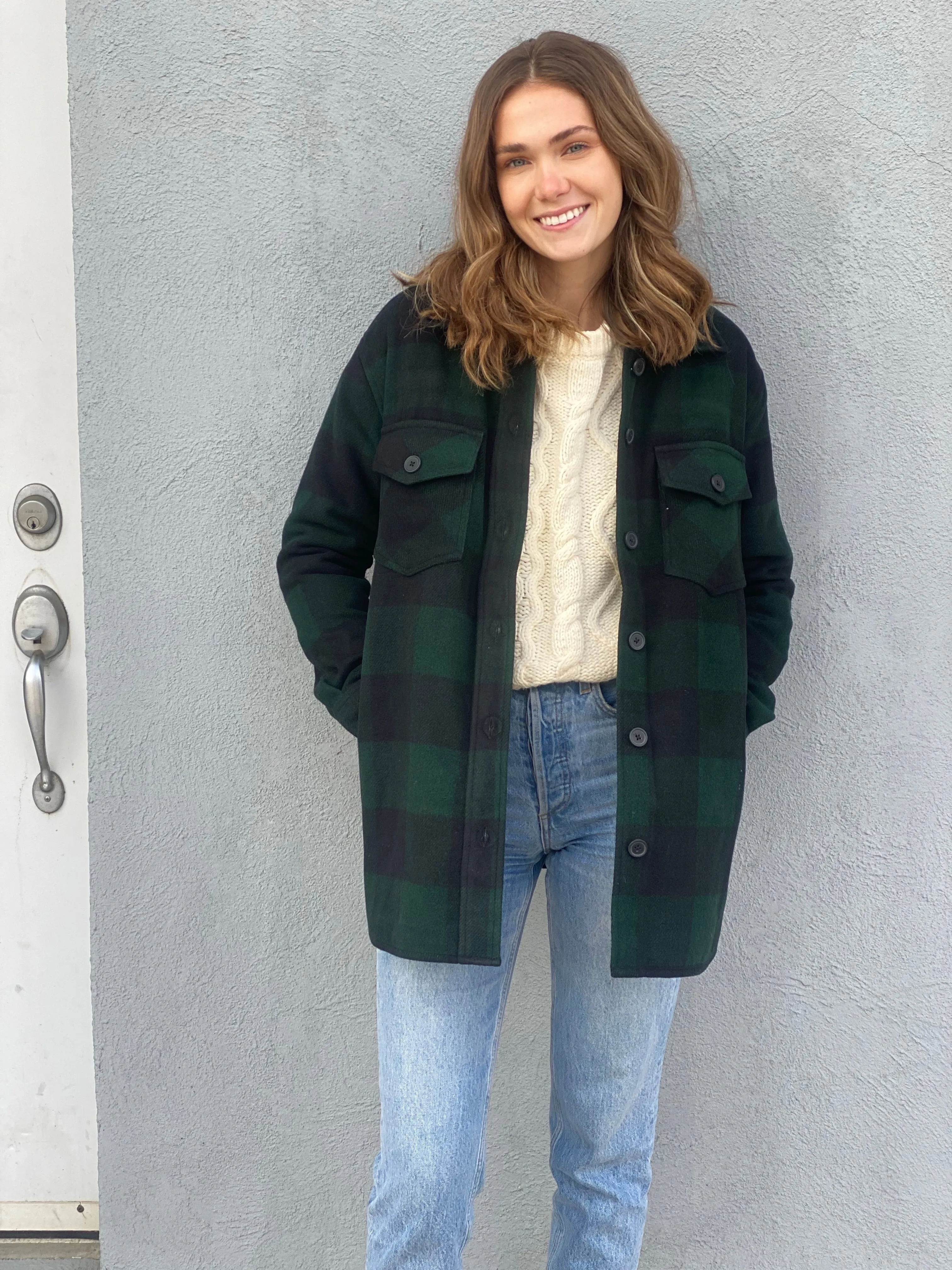 SADIE PLAID COAT