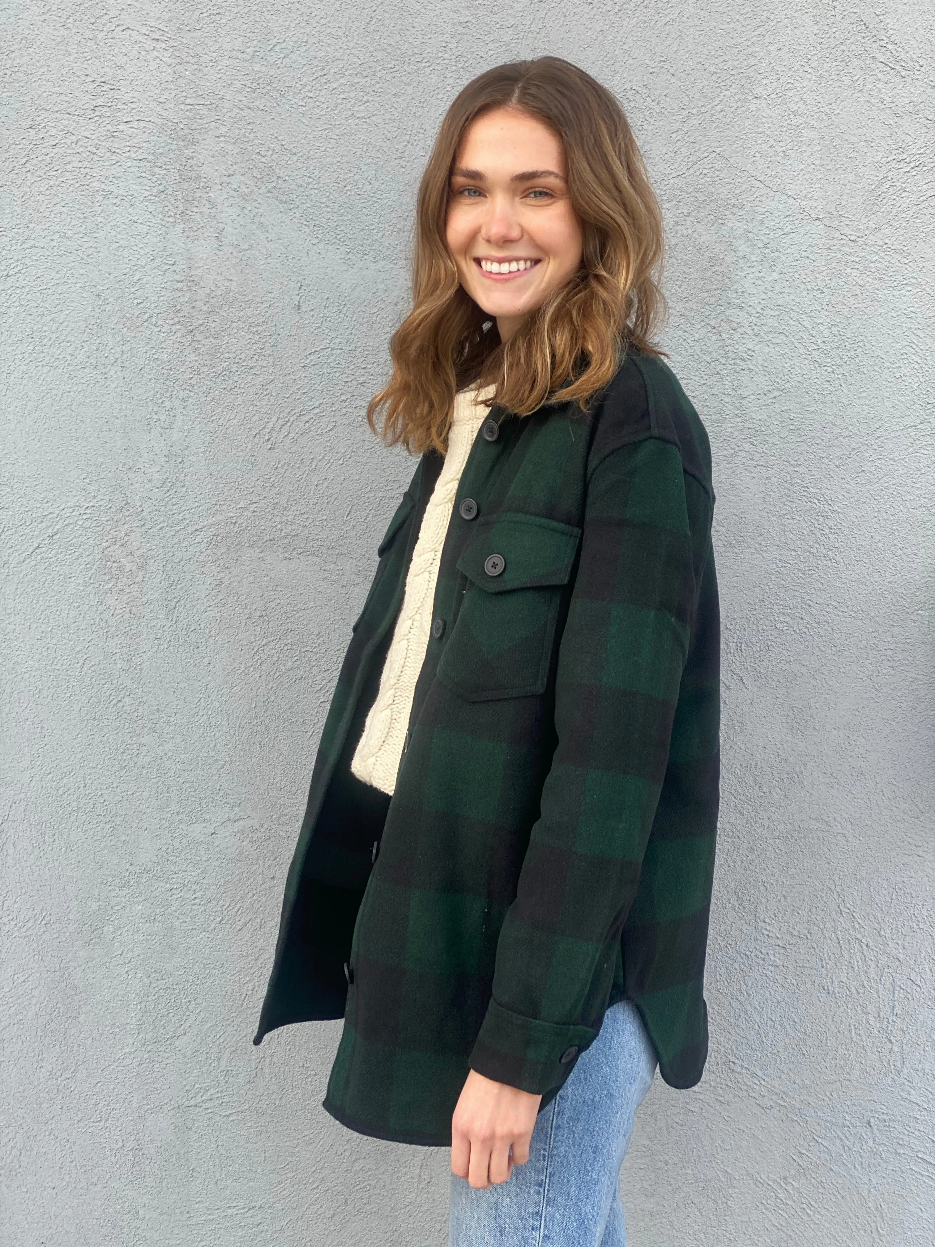 SADIE PLAID COAT