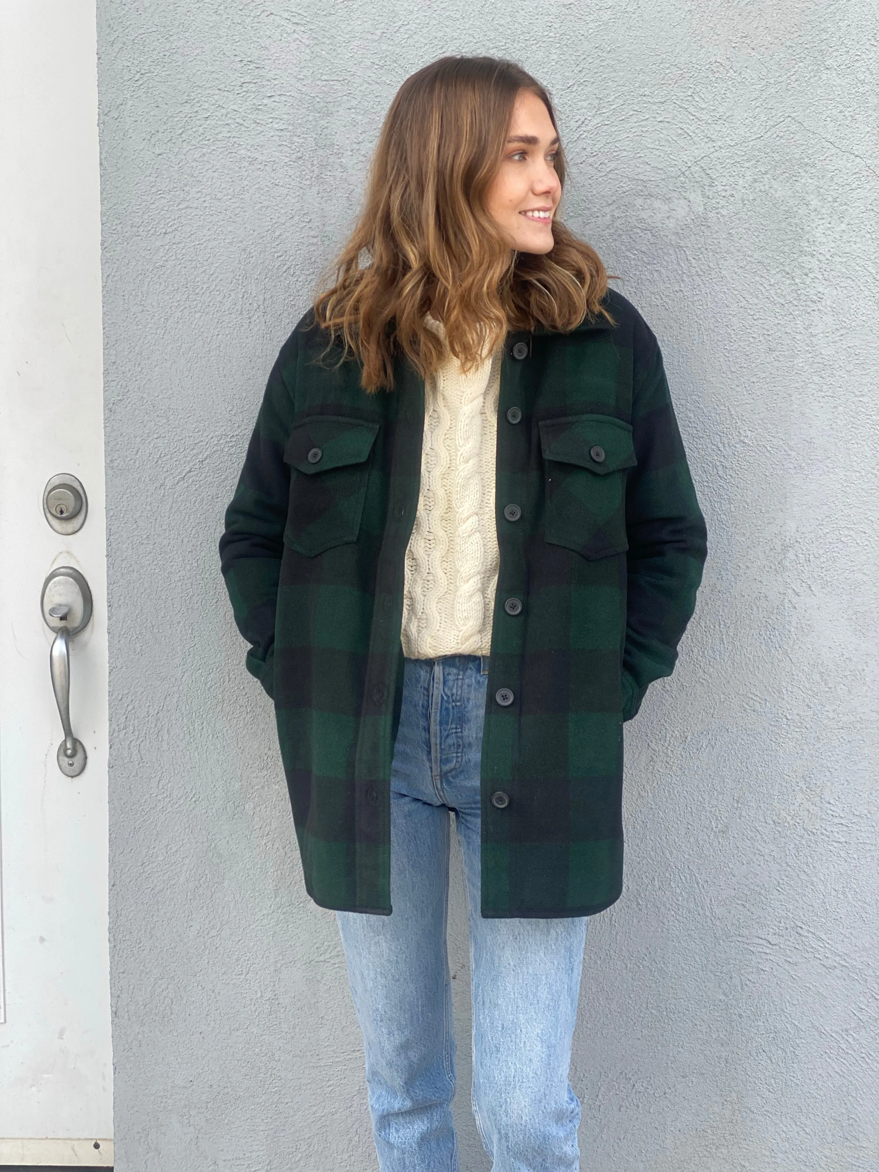 SADIE PLAID COAT