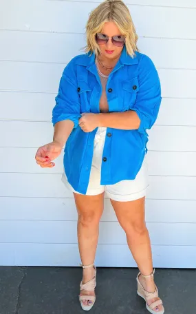 Sara's Steals and Deals Oversized Fleece Shacket - Part 1 - Final Sale