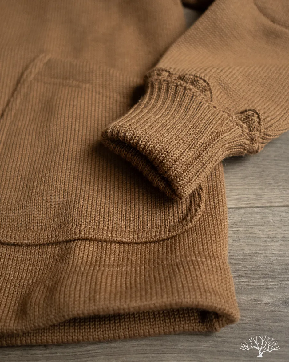 Shawl Sweater Coat 2.0 - Dark Tan (Modified)