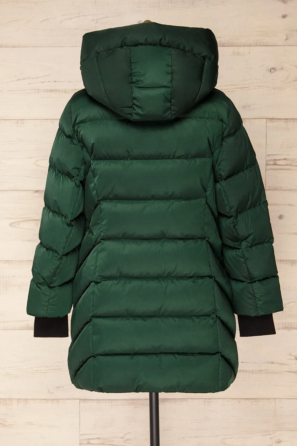 Sonny | Forest Green Puffer Parka Coat