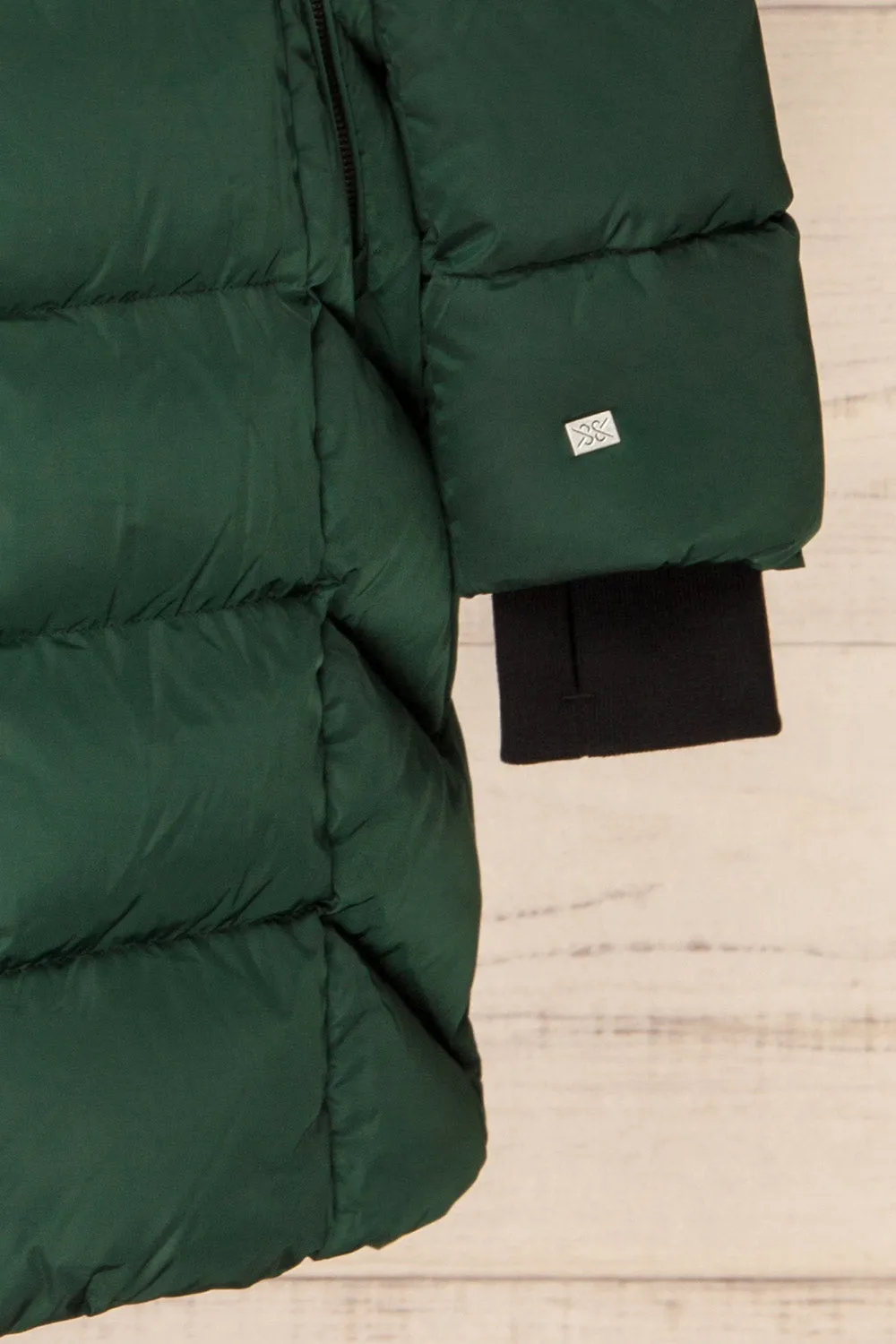 Sonny | Forest Green Puffer Parka Coat