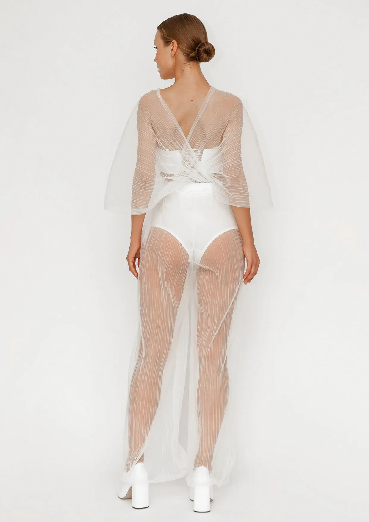 Soul Sheer Cotton Organza Two-Piece Set