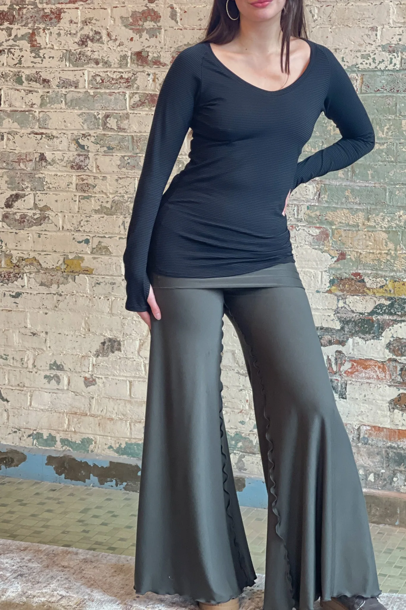 SWIRLSUIT wide leg jumpsuit