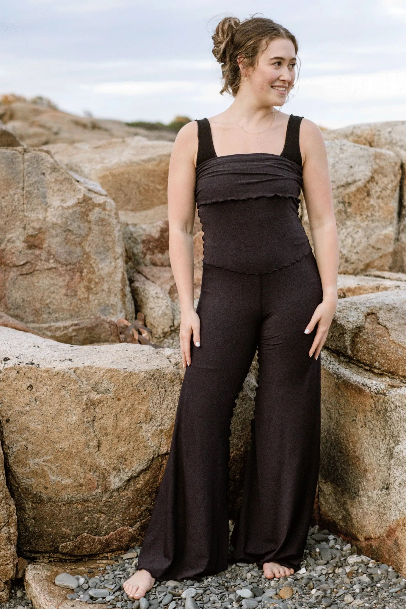 SWIRLSUIT wide leg jumpsuit