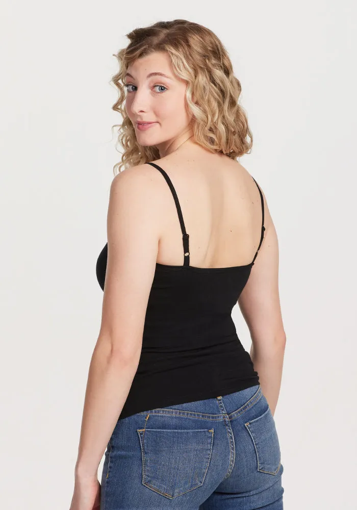 Teagen - Cami With Shelf Bra - Black