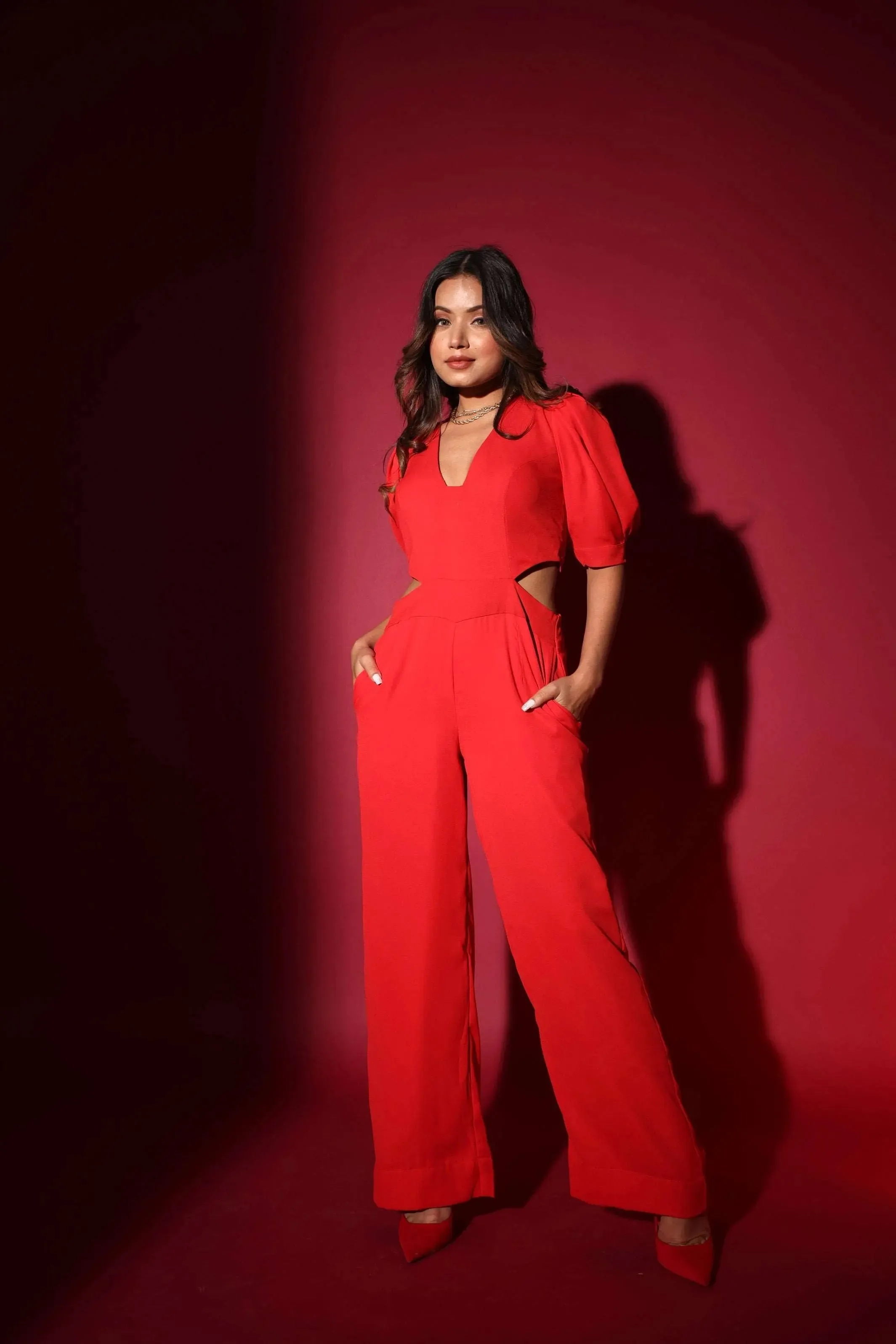 The perfect red party Jumpsuit