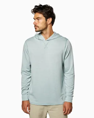 Toes On The Nose Schooner | Long Sleeve Hoodie (Sea Silk) in Seafoam