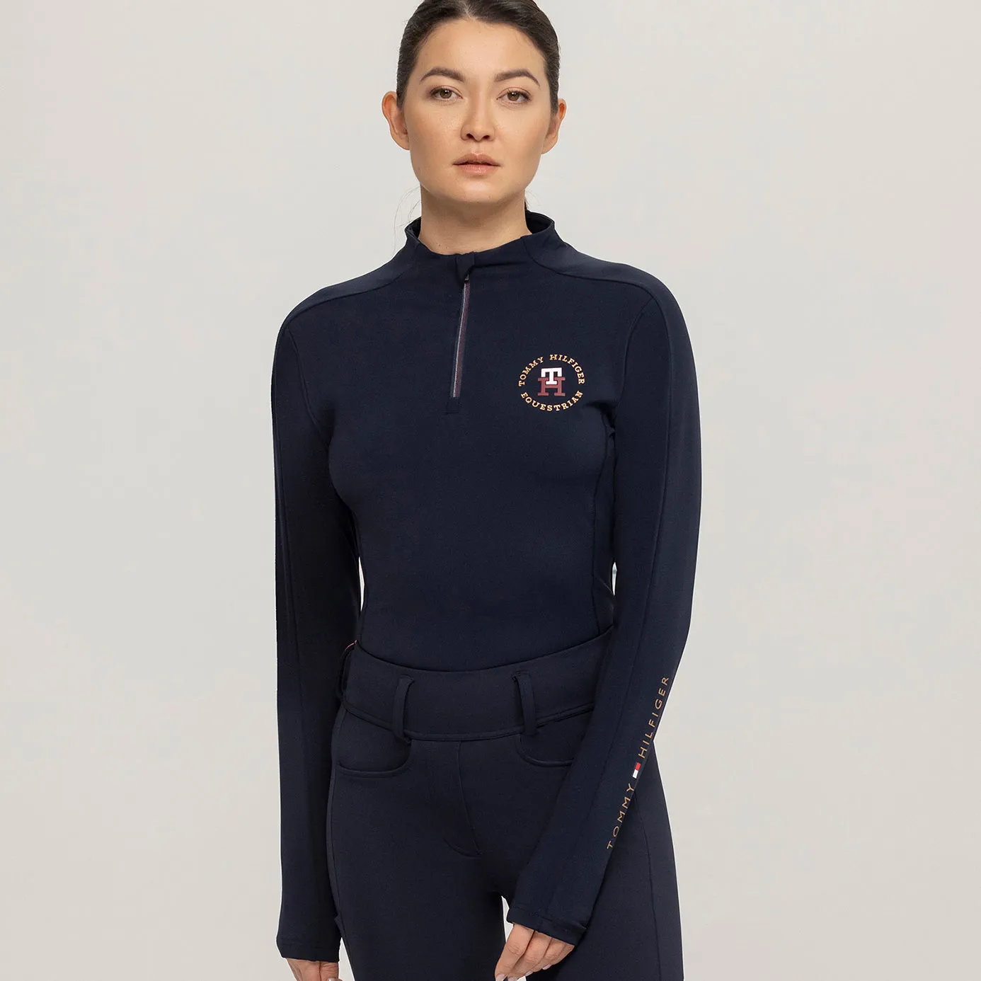 Tommy Hilfiger Arizona 1/4 Zip Training Top - Desert Sky