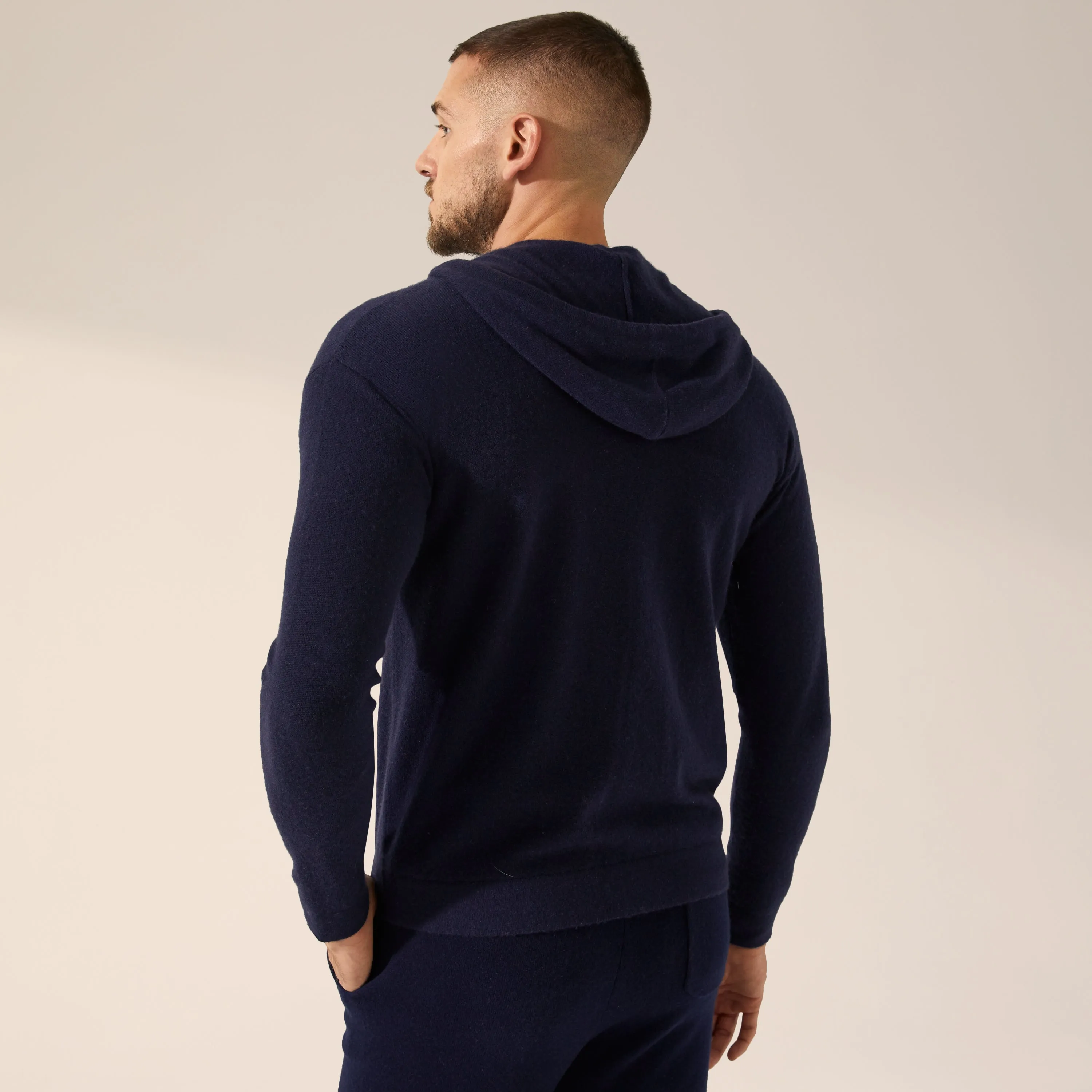 Tyler Cashmere Zip Hoodie