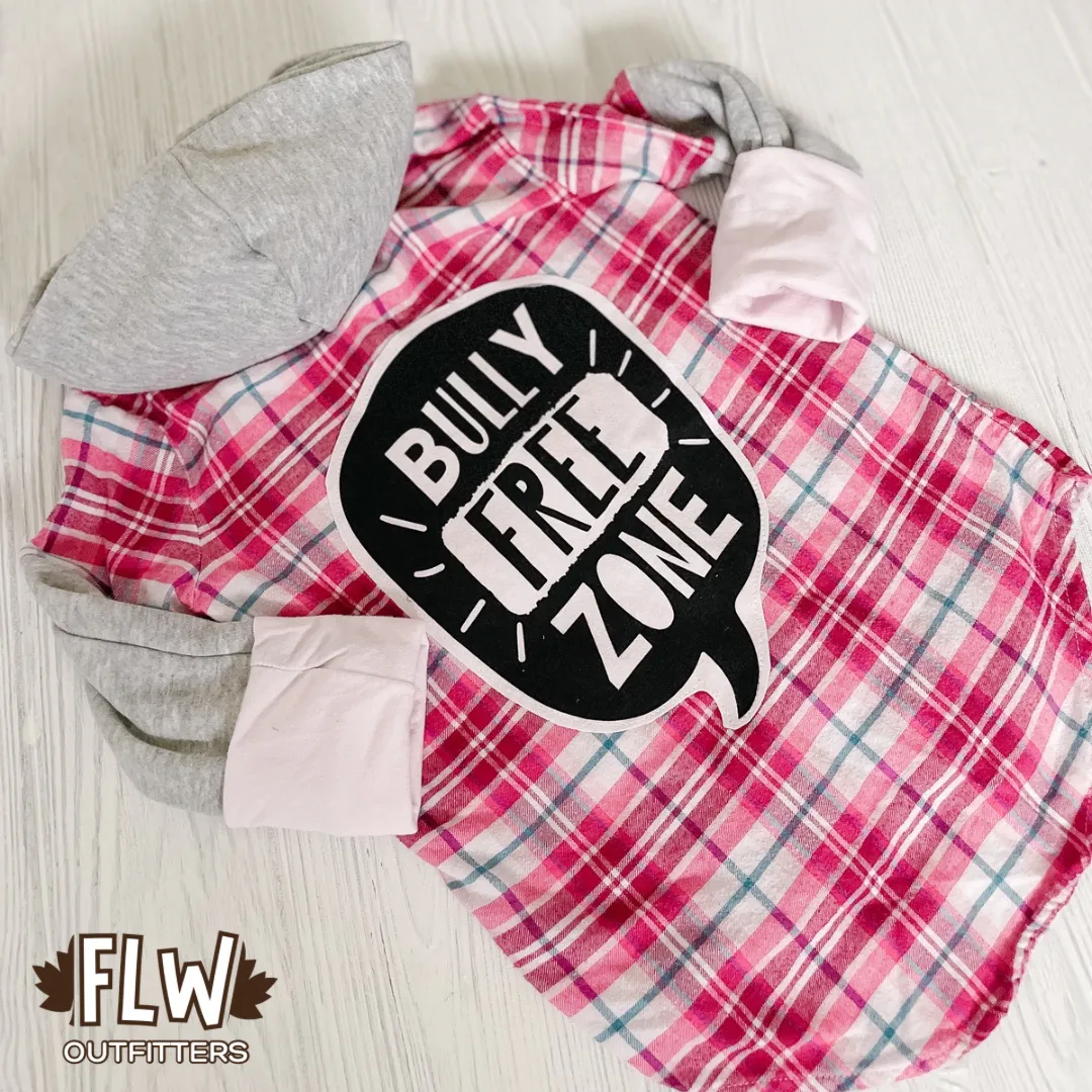 Upcycled Shacket 18m-4T Pink Plaid