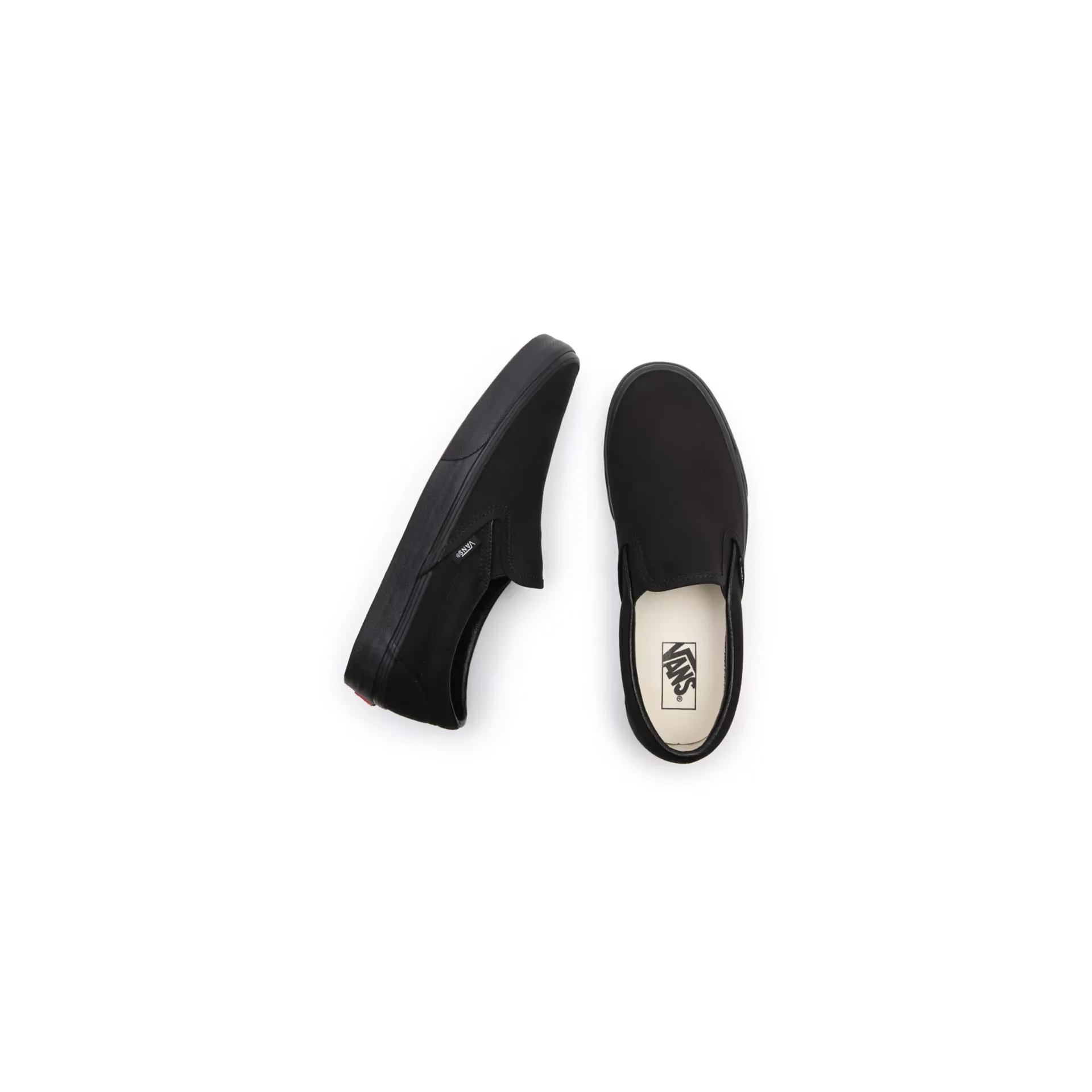 Vans Unisex Classic Slip On Shoes - All Black