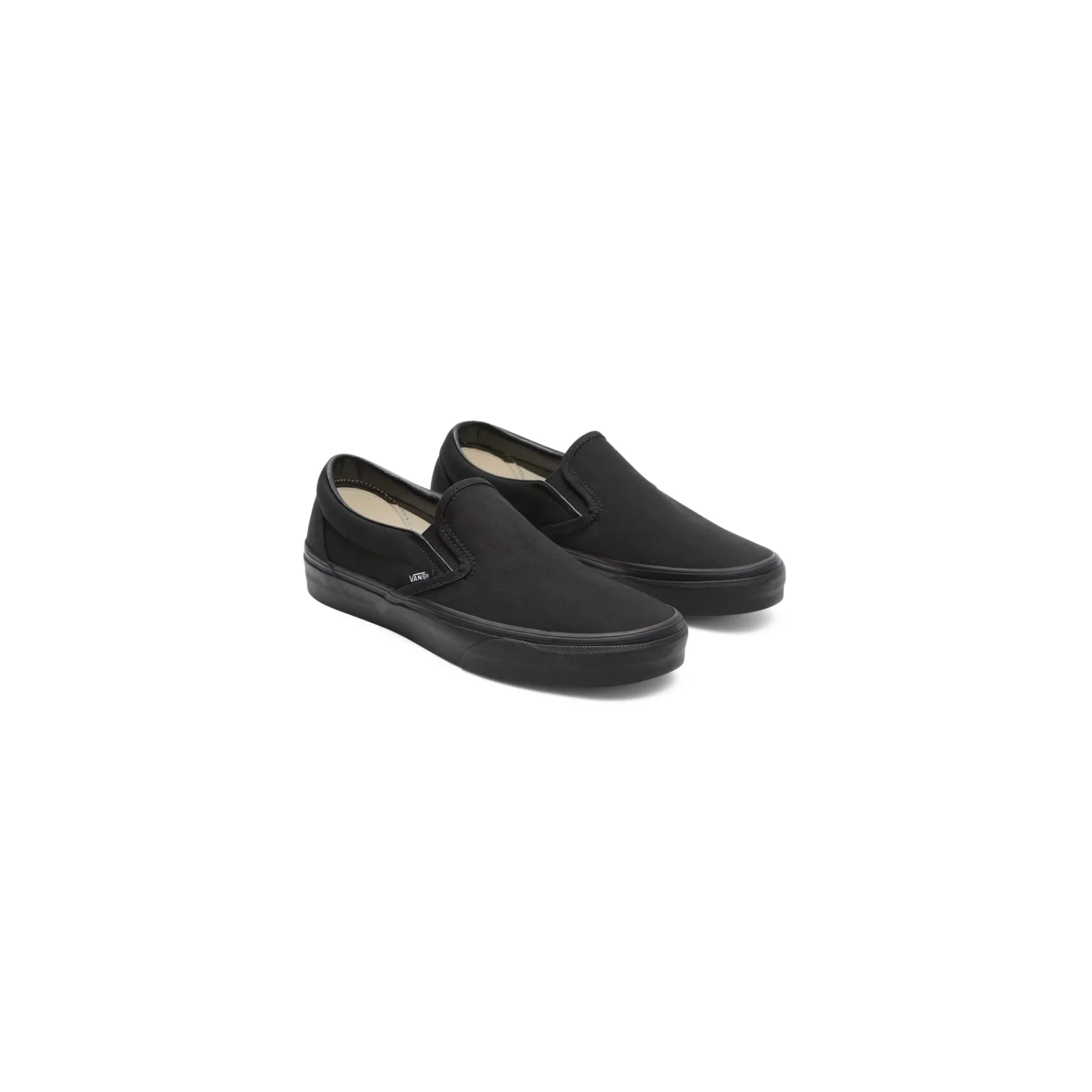 Vans Unisex Classic Slip On Shoes - All Black