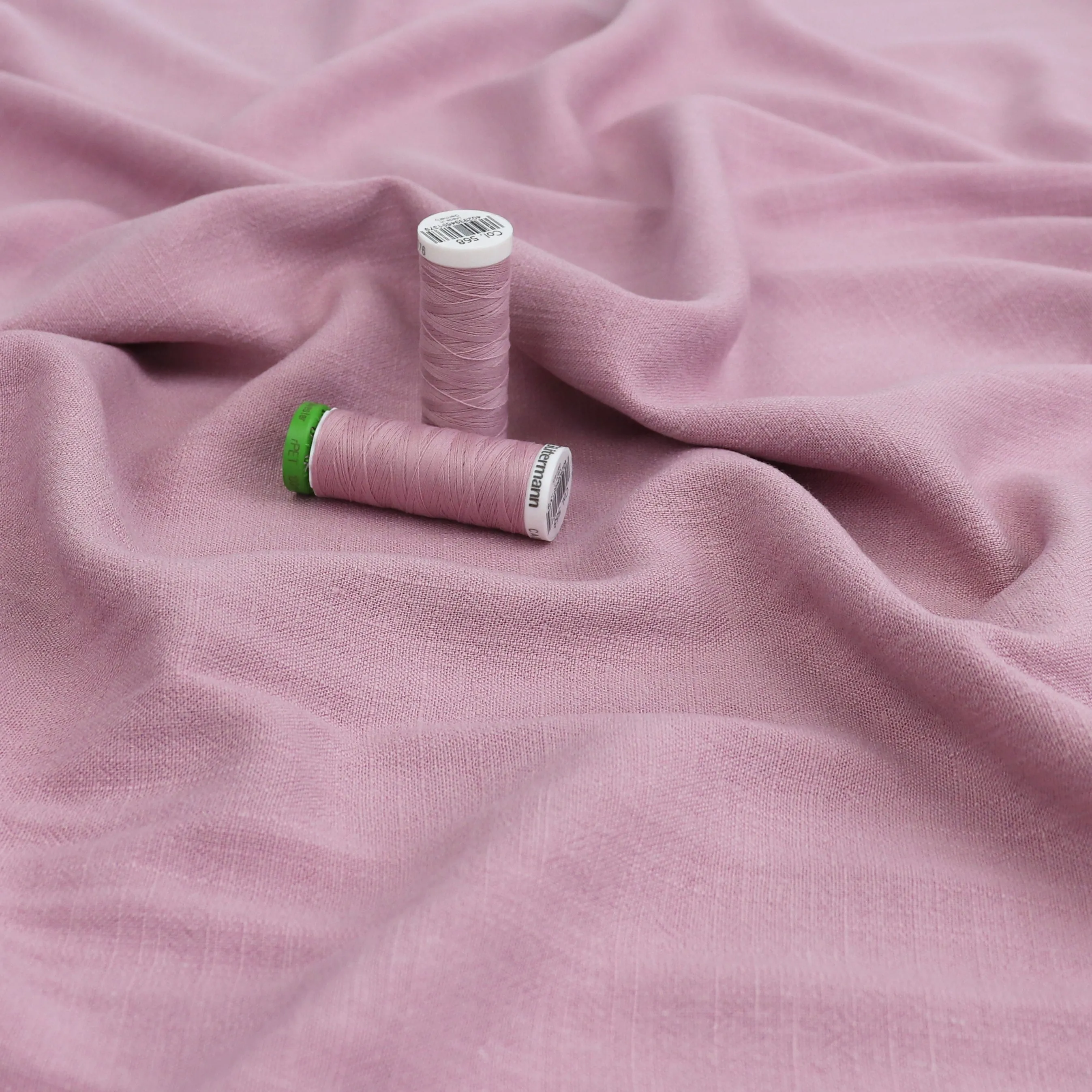 Viscose Linen Slub - Blush