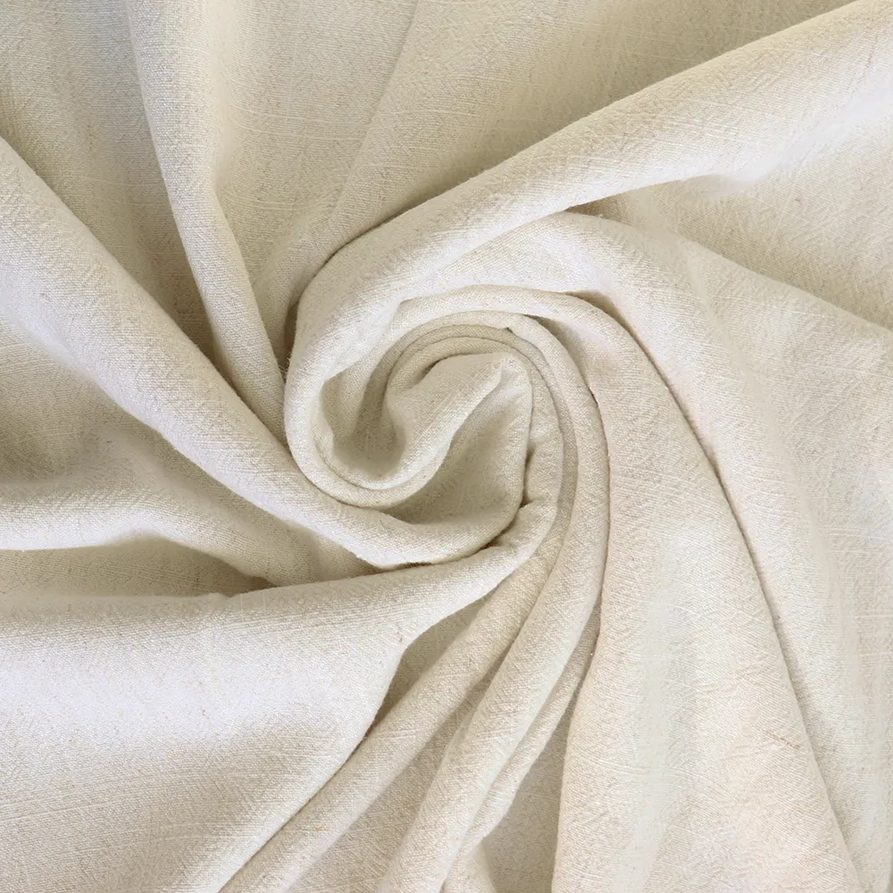 Viscose Linen Slub - Ecru