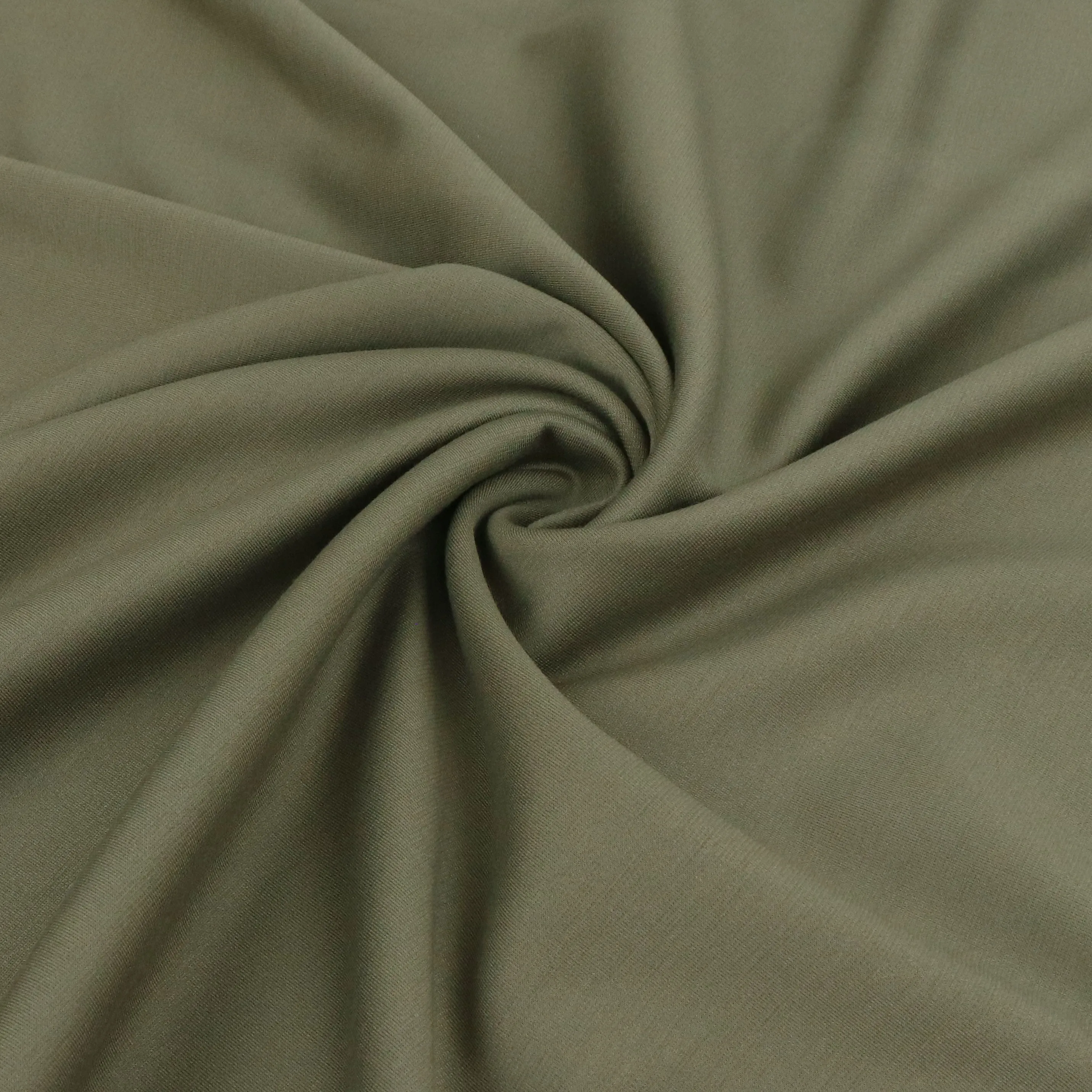 Viscose Ponte Di Roma - Light Olive Green - END OF BOLT 61cm