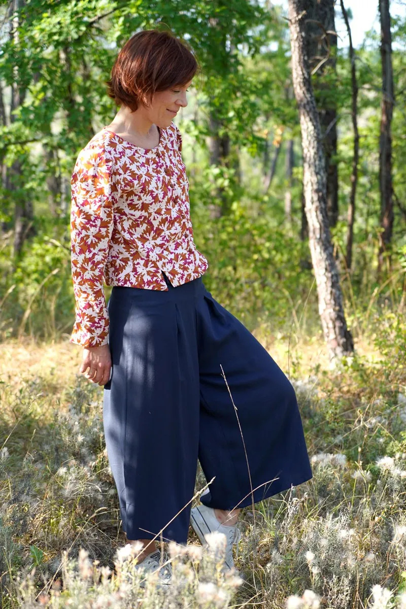 Viscose Poplin - Flora Caramel - Églantine et Zoé