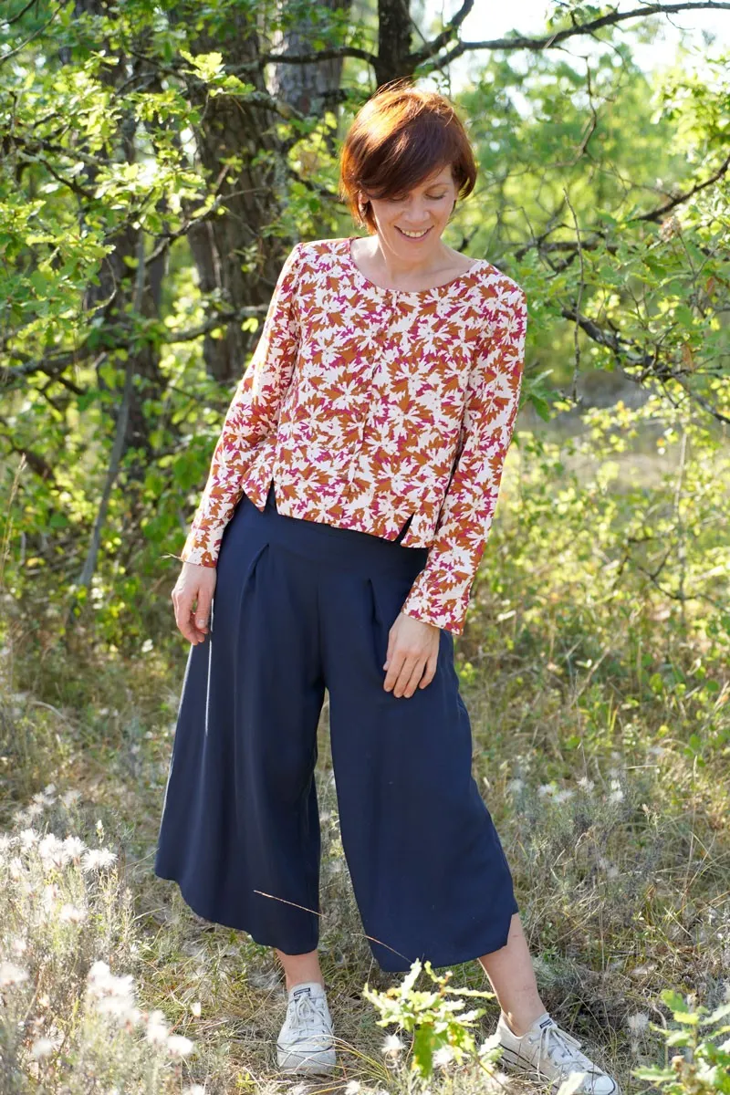 Viscose Poplin - Flora Caramel - Églantine et Zoé