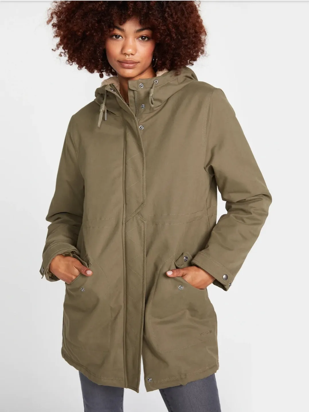 VOLCOM LESS IS MORE 5K PARKA WINTER MOSS