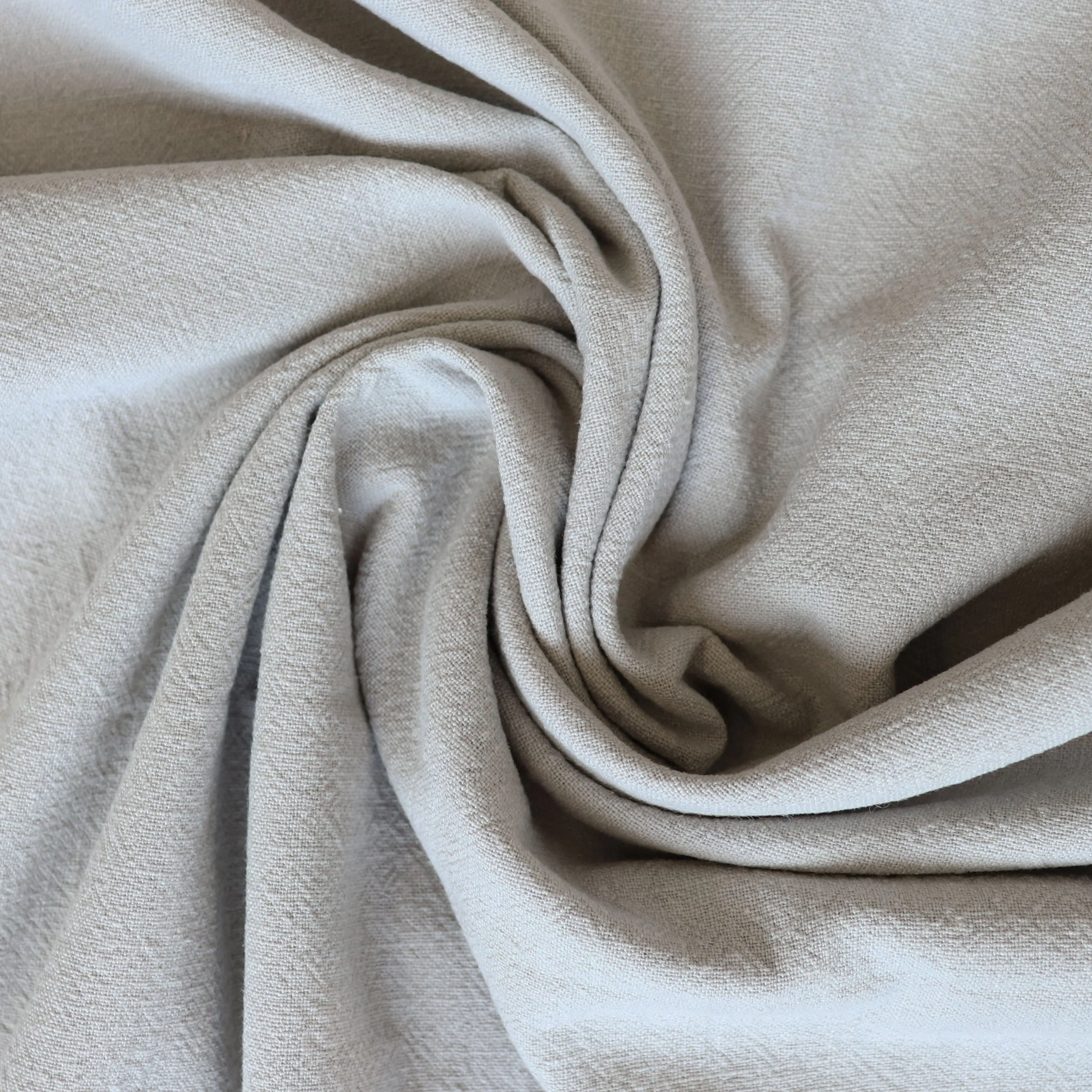 Washed Vintage Cotton - Stone Grey - END OF BOLT 80cm