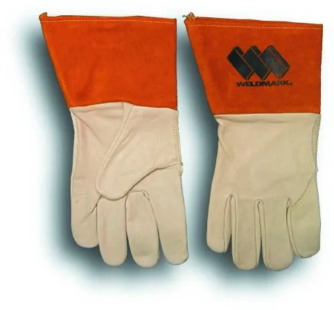 Weldmark WM815103 Mig Top Grain Cowhide Premium Grade Gloves with 4" Cuff (Pkg. of 12)