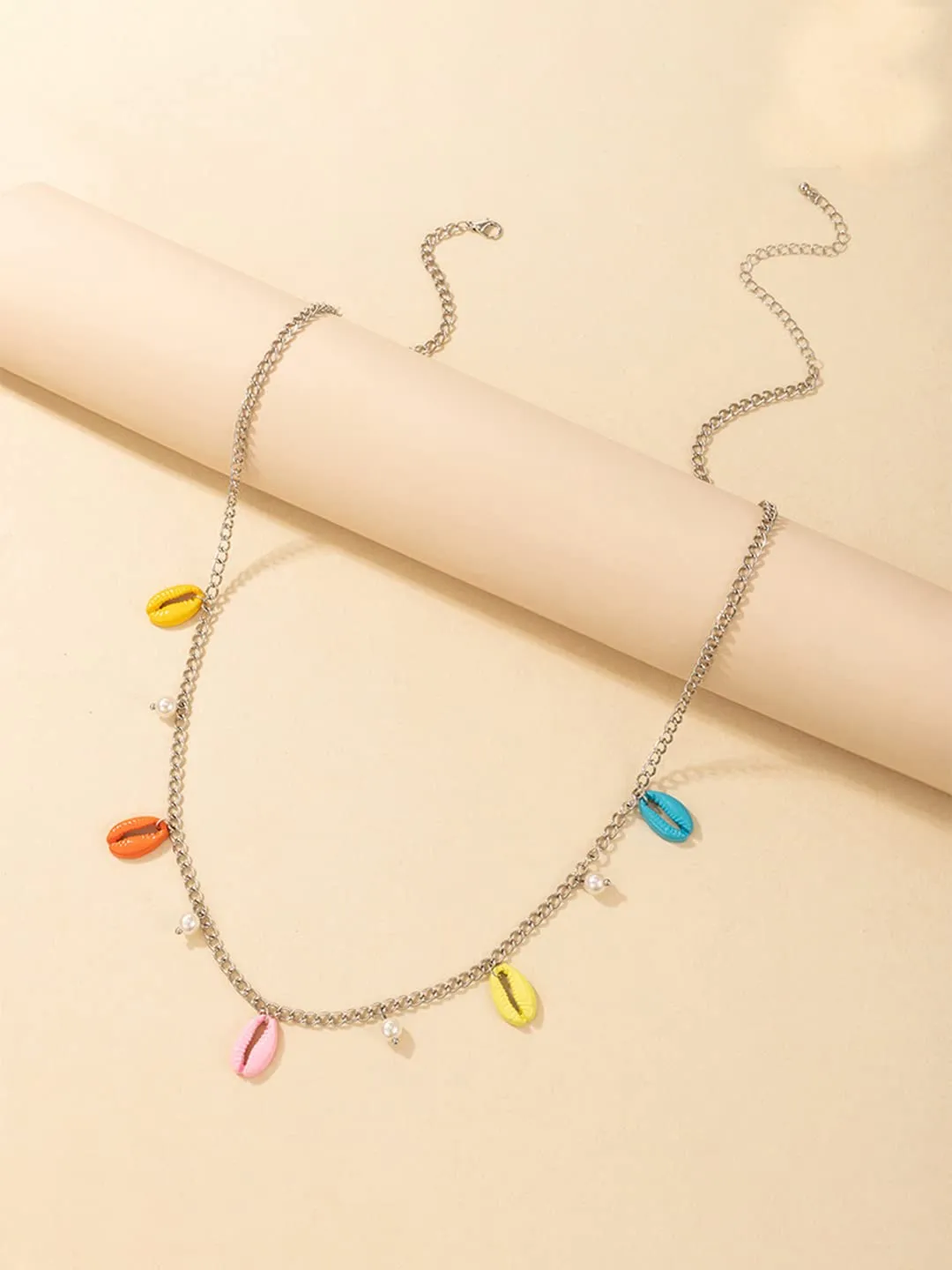 Yellow Chimes Waist Chain for Women and Girls Fashion Hip Chain for Women | Silver Toned Pearl Drop Beach Wear Designed Waist Chain | Birthday Gift for girls and women