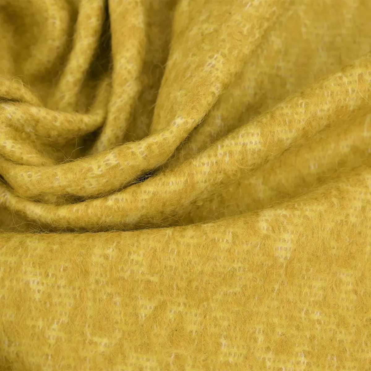 Yellow Mohair Coating Fabric 96431