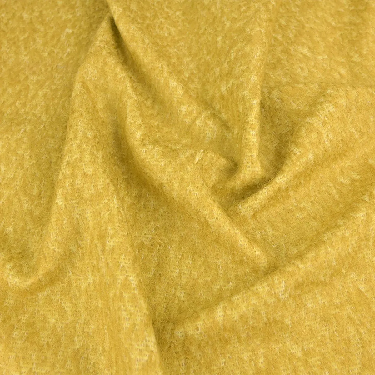 Yellow Mohair Coating Fabric 96431